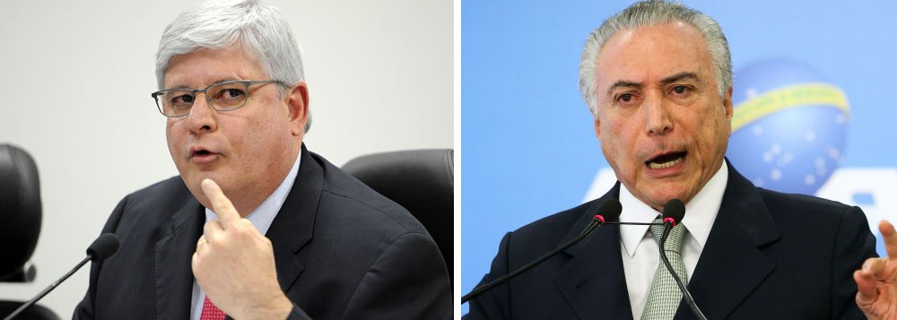 Procurador-geral da República, Rodrigo Janot, afirmou que "não deixará de praticar ato de ofício" caso julgue ser preciso apresentar uma nova denúncia criminal contra Michel Teme; "O Ministério Público não fala o que vai fazer. O Ministério Público faz e depois, se houver dúvida, explica porque o fez. O que eu posso dizer é que eu não deixo de praticar ato de ofício em razão de estarem faltando 20 dias para terminar meu mandato", afirmou; "As investigações que estiverem maduras irão pra frente", disse; "Aquelas que não estiverem maduras aguardarão a minha sucessora para que elas sigam o seu rumo natural", completou (Foto: Paulo Emílio) Procurador-geral da República, Rodrigo Janot, afirmou que "não deixará de praticar ato de ofício" caso julgue ser preciso apresentar uma nova denúncia criminal contra Michel Teme; "O Ministério Público não fala o que vai fazer. O Ministério Público faz e depois, se houver dúvida, explica porque o fez. O que eu posso dizer é que eu não deixo de praticar ato de ofício em razão de estarem faltando 20 dias para terminar meu mandato", afirmou; "As investigações que estiverem maduras irão pra frente", disse; "Aquelas que não estiverem maduras aguardarão a minha sucessora para que elas sigam o seu rumo natural", completou
