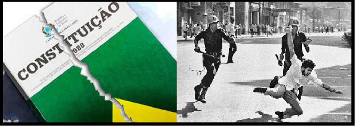 Na história brasileira, a direita sempre confrontou o direito. Os interesses mais escusos motivam a direita a passar por cima dos direitos do povo, a subverter a democracia, a prender sem causa e a matar sem remorso, a jogar às favas os escrúpulos e se perpetuar no poder; Lula, para governar o país, aliou-se com setores da direita; veio Dilma Rousseff e sua reeleição, dentro dos ditames do bom direito, que ocasionou sabotagem da direita e o golpe de 2016; a ascensão de Temer trouxe de volta ao panteão do Planalto a mais reacionária direita, e esta, dia a dia, agride mais e mais o direito do povo brasileiro de ser feliz (Foto: Paulinho Oliveira) Na história brasileira, a direita sempre confrontou o direito. Os interesses mais escusos motivam a direita a passar por cima dos direitos do povo, a subverter a democracia, a prender sem causa e a matar sem remorso, a jogar às favas os escrúpulos e se perpetuar no poder; Lula, para governar o país, aliou-se com setores da direita; veio Dilma Rousseff e sua reeleição, dentro dos ditames do bom direito, que ocasionou sabotagem da direita e o golpe de 2016; a ascensão de Temer trouxe de volta ao panteão do Planalto a mais reacionária direita, e esta, dia a dia, agride mais e mais o direito do povo brasileiro de ser feliz