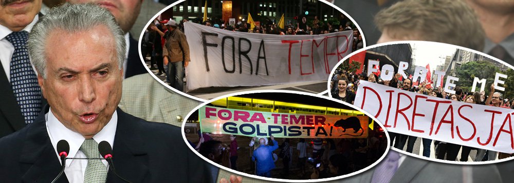 "Que condições foram possíveis para que um personagem tao medíocre como Temer fosse guindado à presidência do Brasil?", questiona o sociólogo e cientista político Emir Sader; para ele, "as acusações de corrupção comprovadas o tornaram um personagem mediocremente inútil. Ele cai sem pena nem glória e o país fica entregue a uma situação caótica do ponto de vista político e institucional e de desagregação do ponto de vista econômico e social"; "Abre-se o pós-Temer, que a direita pretende que não seja o pós-golpe. A disputa sobre essas alternativas se torna mais aberta e a esquerda intervém firmemente pelas eleições diretas e a retomada da democracia, depois do triste interregno golpista de Temer, o medíocre e breve", afirma o colunista (Foto: Emir Sader) "Que condições foram possíveis para que um personagem tao medíocre como Temer fosse guindado à presidência do Brasil?", questiona o sociólogo e cientista político Emir Sader; para ele, "as acusações de corrupção comprovadas o tornaram um personagem mediocremente inútil. Ele cai sem pena nem glória e o país fica entregue a uma situação caótica do ponto de vista político e institucional e de desagregação do ponto de vista econômico e social"; "Abre-se o pós-Temer, que a direita pretende que não seja o pós-golpe. A disputa sobre essas alternativas se torna mais aberta e a esquerda intervém firmemente pelas eleições diretas e a retomada da democracia, depois do triste interregno golpista de Temer, o medíocre e breve", afirma o colunista