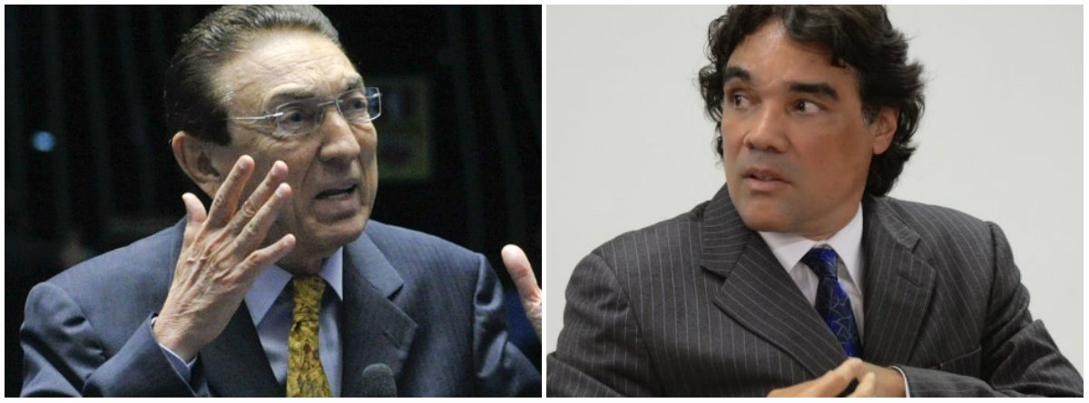 O jornal O Globo destaca parlamentares investigados na Lava Jato cujos suplentes também são alvos de processos por diversas irregularidades; com o título “Suplentes encrencados”, a reportagem traz como principal exemplo o senador Edison Lobão (PMDB) e seu filho, Edinho Lobão; Lobão pai é investigado, entre outras coisas, por receber R$ 5,5 milhões para interferir no resultado do leilão da usina de Jirau; Edinho “é alvo de processos por ocultação de patrimônio, falsidade ideológica e sonegação fiscal” (Foto: Leonardo Lucena) O jornal O Globo destaca parlamentares investigados na Lava Jato cujos suplentes também são alvos de processos por diversas irregularidades; com o título “Suplentes encrencados”, a reportagem traz como principal exemplo o senador Edison Lobão (PMDB) e seu filho, Edinho Lobão; Lobão pai é investigado, entre outras coisas, por receber R$ 5,5 milhões para interferir no resultado do leilão da usina de Jirau; Edinho “é alvo de processos por ocultação de patrimônio, falsidade ideológica e sonegação fiscal”