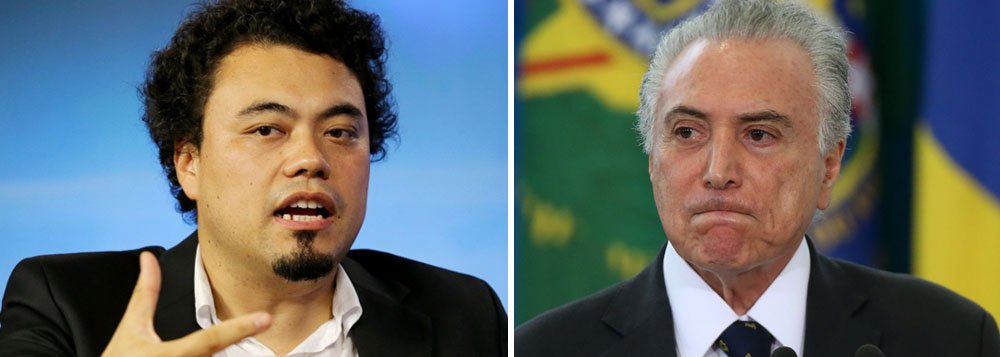 Jornalista lembra discurso de Michel Temer num evento com o grande empresariado em São Paulo, onde deixou bem claro: "Quero dizer que cada passo que nos guiou foi sentimento de responsabilidade. Queremos um futuro melhor. Não há Plano 'B'. Afinal, a responsabilidade rende frutos"; para Sakamoto, foi "uma versão atualizada de 'Não me deixem só!', frase que se tornou icônica a partir de pronunciamento na TV do então presidente Fernando Collor de Mello, em 21 de junho de 1992, quando negou relação com o esquema de PC Farias. Como todos sabem, o pedido que, nesta quarta, completa 25 anos não funcionou muito bem" (Foto: Gisele Federicce) Jornalista lembra discurso de Michel Temer num evento com o grande empresariado em São Paulo, onde deixou bem claro: "Quero dizer que cada passo que nos guiou foi sentimento de responsabilidade. Queremos um futuro melhor. Não há Plano 'B'. Afinal, a responsabilidade rende frutos"; para Sakamoto, foi "uma versão atualizada de 'Não me deixem só!', frase que se tornou icônica a partir de pronunciamento na TV do então presidente Fernando Collor de Mello, em 21 de junho de 1992, quando negou relação com o esquema de PC Farias. Como todos sabem, o pedido que, nesta quarta, completa 25 anos não funcionou muito bem"