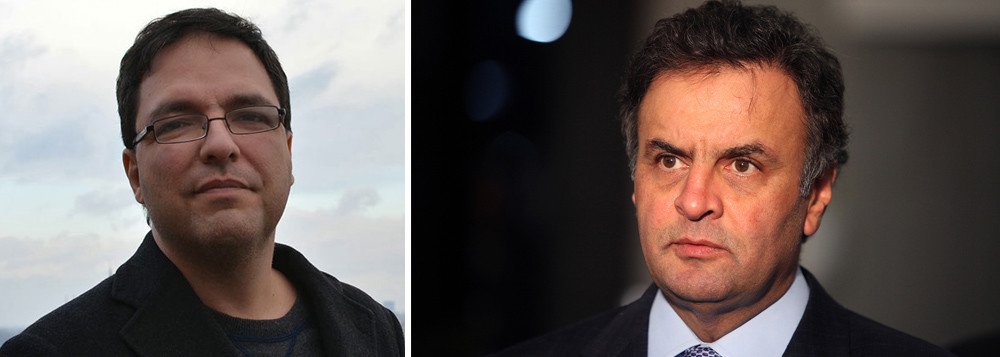 Cientista político Luis Felipe Miguel criticou a Folha de S. Paulo por conceder espaço ao senador Aécio Neves (PSDB), um dos principais responsáveis pelo golpe parlamentar de 2016 e suas consequências, para falar sobre a reforma política e o futuro da democracia; "Parece que estão mangando dos leitores. É um deboche. É como se dessem espaço para Roger Abdelmassih escrever sobre os direitos das mulheres", afirmou (Foto: Aquiles Lins) Cientista político Luis Felipe Miguel criticou a Folha de S. Paulo por conceder espaço ao senador Aécio Neves (PSDB), um dos principais responsáveis pelo golpe parlamentar de 2016 e suas consequências, para falar sobre a reforma política e o futuro da democracia; "Parece que estão mangando dos leitores. É um deboche. É como se dessem espaço para Roger Abdelmassih escrever sobre os direitos das mulheres", afirmou