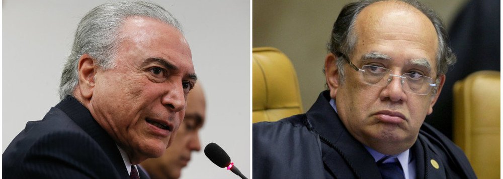 Mesmo que indiretamente, Michel Temer e o ministro do Supremo Tribunal Federal Gilmar Mendes foram grampeados pela Polícia Federal, em investigação que tinha os telefones do senador Aécio Neves (PSDB-MG) e do deputado Rodrigo Rocha Loures (PMDB-PR) interceptados; numa conversa com Aécio, Gilmar atua como articulador do PSDB no Congresso; o senador tucano pede para que o ministro telefone para o senador Flexa Ribeiro e recomende que o parlamentar siga a orientação do voto proposto por Aécio no projeto sobre abuso de autoridade; a conversa de Temer foi com o deputado Rocha Loures, flagrado recebendo R$ 500 mil da JBS para comprar o silêncio do ex-deputado Eduardo Cunha, que está preso (Foto: Gisele Federicce) Mesmo que indiretamente, Michel Temer e o ministro do Supremo Tribunal Federal Gilmar Mendes foram grampeados pela Polícia Federal, em investigação que tinha os telefones do senador Aécio Neves (PSDB-MG) e do deputado Rodrigo Rocha Loures (PMDB-PR) interceptados; numa conversa com Aécio, Gilmar atua como articulador do PSDB no Congresso; o senador tucano pede para que o ministro telefone para o senador Flexa Ribeiro e recomende que o parlamentar siga a orientação do voto proposto por Aécio no projeto sobre abuso de autoridade; a conversa de Temer foi com o deputado Rocha Loures, flagrado recebendo R$ 500 mil da JBS para comprar o silêncio do ex-deputado Eduardo Cunha, que está preso