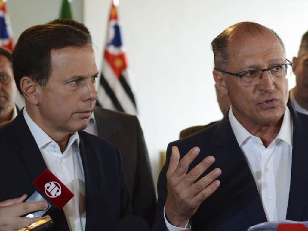 Prefeito de São Paulo, João Doria (PSDB), e governador de São Paulo, Geraldo Alckmin (PSDB) (Foto: Giuliana Miranda) Prefeito de São Paulo, João Doria (PSDB), e governador de São Paulo, Geraldo Alckmin (PSDB)