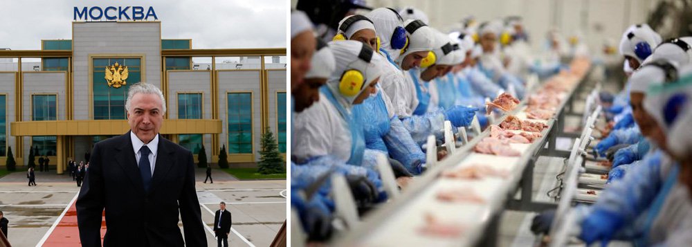 Devido à suspensão americana da importação de carne brasileira, a Sputnik Brasil perguntou a especialistas como isso vai influenciar na indústria brasileira de carnes e se a decisão estaria relacionada à recente visita do presidente Michel Temer a Moscou, que resultou nos planos de ampliar cooperação bilateral entre o Brasil e a Rússia (Foto: Aquiles Lins) Devido à suspensão americana da importação de carne brasileira, a Sputnik Brasil perguntou a especialistas como isso vai influenciar na indústria brasileira de carnes e se a decisão estaria relacionada à recente visita do presidente Michel Temer a Moscou, que resultou nos planos de ampliar cooperação bilateral entre o Brasil e a Rússia