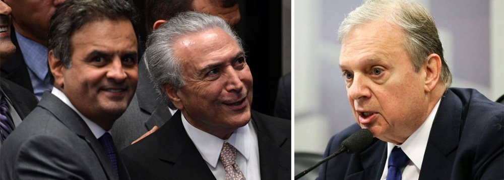 Senador Tasso Jereissati (PSDB-CE) convocou nova reunião da Executiva Nacional do PSDB para a quarta-feira, um dia após o julgamento do pedido de prisão do senador afastado Aécio Neves (PSDB-MG); como o PSDB estendeu seu apoio a Temer apenas para que Aécio não fosse cassado no conselho de ética do Senado, esse acordo pode caducar na terça se Aécio vier a ser condenado pelo STF; com isso, os tucanos estariam livres para romper com Temer, uma vez que o atual governo é rejeitado por mais de 90% dos brasileiros e esse apoio vem causando danos irreparáveis ao partido; declarações de Joesley Batista, que apontou Temer como o chefe da "maior e mais perigosa quadrilha" do Brasil devem pesar na decisão (Foto: Giuliana Miranda) Senador Tasso Jereissati (PSDB-CE) convocou nova reunião da Executiva Nacional do PSDB para a quarta-feira, um dia após o julgamento do pedido de prisão do senador afastado Aécio Neves (PSDB-MG); como o PSDB estendeu seu apoio a Temer apenas para que Aécio não fosse cassado no conselho de ética do Senado, esse acordo pode caducar na terça se Aécio vier a ser condenado pelo STF; com isso, os tucanos estariam livres para romper com Temer, uma vez que o atual governo é rejeitado por mais de 90% dos brasileiros e esse apoio vem causando danos irreparáveis ao partido; declarações de Joesley Batista, que apontou Temer como o chefe da "maior e mais perigosa quadrilha" do Brasil devem pesar na decisão