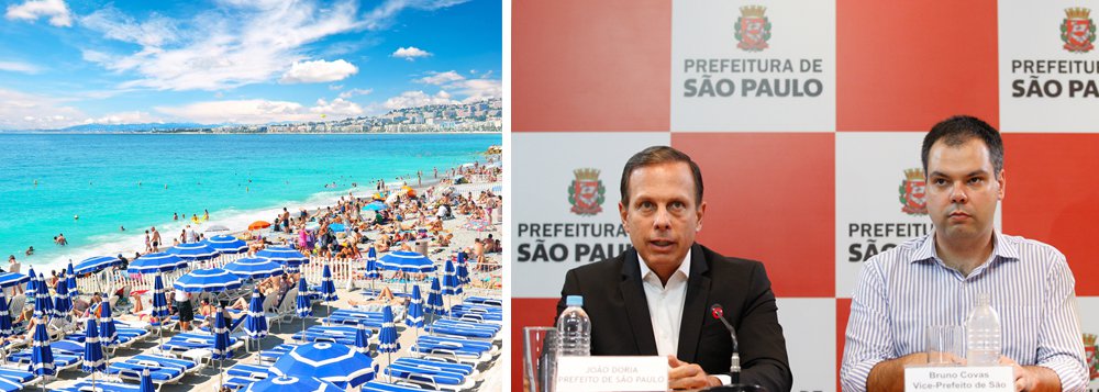 Embora funcionários da prefeitura de São Paulo precisem de um ano de trabalho para tirar férias, a vida é diferente para o alto escalão; vice-prefeito e secretário de Prefeituras Regionais, o tucano Bruno Covas, após sete meses no cargo, tirou 12 dias de descanso e partiu para a Croácia com três amigos (Foto: Giuliana Miranda) Embora funcionários da prefeitura de São Paulo precisem de um ano de trabalho para tirar férias, a vida é diferente para o alto escalão; vice-prefeito e secretário de Prefeituras Regionais, o tucano Bruno Covas, após sete meses no cargo, tirou 12 dias de descanso e partiu para a Croácia com três amigos