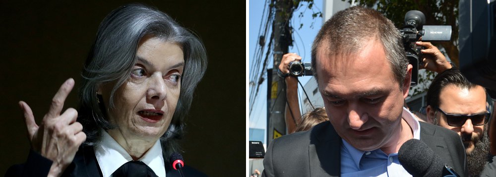 Presidente do Supremo Tribunal Federal (STF), ministra Cármen Lúcia pediu nesta terça-feira, 5, que a Polícia Federal investigue imediatamente as circunstâncias e as menções feitas pelos delatores da JBS Joesley Batista e Ricardo Saud a ministros da corte; segundo a ministra, a investigação é necessária para que não fique dúvidas sobre a dignidade dos integrantes do Supremo; "Agride-se, de maneira inédita na história do país, a dignidade institucional deste Supremo Tribunal e a honrabilidade de seus integrantes", disse; sigilo das gravações foi retirado no início da noite pelo ministro Edson Fachin (Foto: Romulo Faro) Presidente do Supremo Tribunal Federal (STF), ministra Cármen Lúcia pediu nesta terça-feira, 5, que a Polícia Federal investigue imediatamente as circunstâncias e as menções feitas pelos delatores da JBS Joesley Batista e Ricardo Saud a ministros da corte; segundo a ministra, a investigação é necessária para que não fique dúvidas sobre a dignidade dos integrantes do Supremo; "Agride-se, de maneira inédita na história do país, a dignidade institucional deste Supremo Tribunal e a honrabilidade de seus integrantes", disse; sigilo das gravações foi retirado no início da noite pelo ministro Edson Fachin