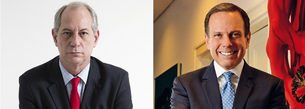 "O marqueteiro paulistano pisou feio na bola. É tudo o que Ciro poderia querer, porque lhe abre uma polêmica que só traz vantagens e com um personagem cujos truques para aparecer só convencem mesmo os parvos", diz Fernando Brito, sobre o embate entre os presidenciáveis Ciro Gomes, do PDT, e João Doria, do PSDB (Foto: Leonardo Attuch) "O marqueteiro paulistano pisou feio na bola. É tudo o que Ciro poderia querer, porque lhe abre uma polêmica que só traz vantagens e com um personagem cujos truques para aparecer só convencem mesmo os parvos", diz Fernando Brito, sobre o embate entre os presidenciáveis Ciro Gomes, do PDT, e João Doria, do PSDB