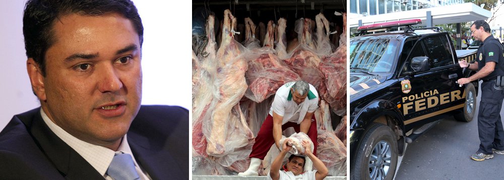 "Nos últimos dois dias, uma série de reportagens de mídias como CNN, WSJ, New York times e outros publicam o que seria o 'escândalo da carne podre no Brasil'”, relata, em tom de desabafo, o executivo André Nogueira, presidente da JBS nos Estados Unidos, país em que a empresa brasileira opera diversas fábricas; "A irresponsabilidade de alguns agentes públicos e mídia pela generalização de alguns fatos isolados de qualidade de produtos é um crime contra o Brasil e um enorme desrespeito a milhões de pessoas que trabalham direta ou indiretamente no agronegócio brasileiro. Nos casos que acontecem aqui nos EUA, as empresas são investigadas e, se comprovado o problema, punidas. Mas jamais se permite colocar a reputação da indústria inteira e das empresas corretas em risco", diz ainda o executivo (Foto: Leonardo Attuch) "Nos últimos dois dias, uma série de reportagens de mídias como CNN, WSJ, New York times e outros publicam o que seria o 'escândalo da carne podre no Brasil'”, relata, em tom de desabafo, o executivo André Nogueira, presidente da JBS nos Estados Unidos, país em que a empresa brasileira opera diversas fábricas; "A irresponsabilidade de alguns agentes públicos e mídia pela generalização de alguns fatos isolados de qualidade de produtos é um crime contra o Brasil e um enorme desrespeito a milhões de pessoas que trabalham direta ou indiretamente no agronegócio brasileiro. Nos casos que acontecem aqui nos EUA, as empresas são investigadas e, se comprovado o problema, punidas. Mas jamais se permite colocar a reputação da indústria inteira e das empresas corretas em risco", diz ainda o executivo