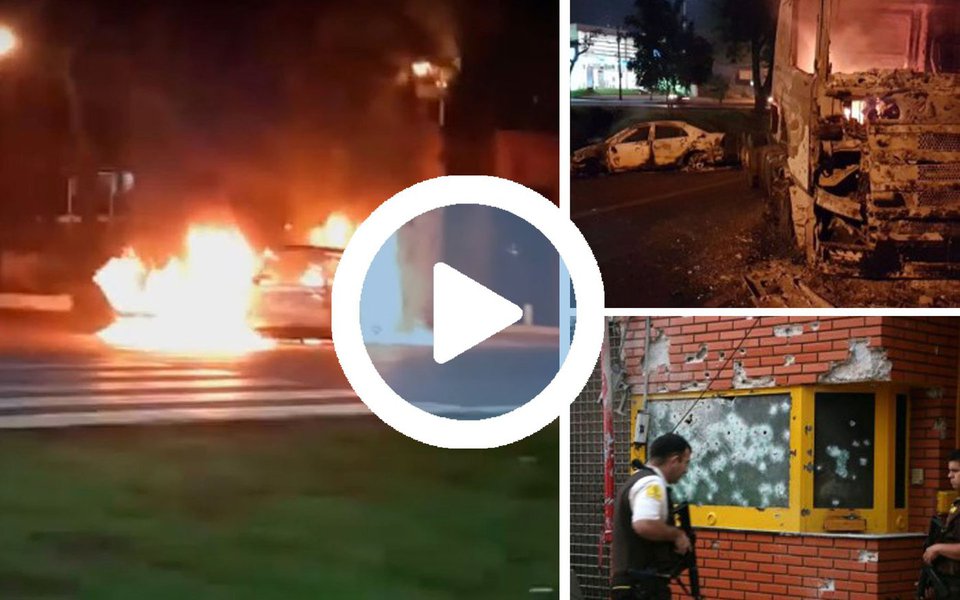 Assaltantes fortemente armados invadiram a seda da transportadora de valores Prosegur em Ciudad del Este, no Paraguai, e levaram cerca de US$ 40 milhões; roubo está sendo considerado o maior já registrado no Paraguai. Na ação, pelo menos um policial foi morto e outras quatro pessoas teriam ficado feridas; sede da Prosegur fica localizada a cerca de quatro quilômetros da Ponte da Amizade, no Oeste do Paraná; ministro do Interior do país, Lorenzo Lezcan, afirmou que o crime foi praticado por uma quadrilha formada por brasileiros; polícias do Brasil e do Paraguai estão trabalhando de forma conjunta nas investigações (Foto: Paulo Emílio) Assaltantes fortemente armados invadiram a seda da transportadora de valores Prosegur em Ciudad del Este, no Paraguai, e levaram cerca de US$ 40 milhões; roubo está sendo considerado o maior já registrado no Paraguai. Na ação, pelo menos um policial foi morto e outras quatro pessoas teriam ficado feridas; sede da Prosegur fica localizada a cerca de quatro quilômetros da Ponte da Amizade, no Oeste do Paraná; ministro do Interior do país, Lorenzo Lezcan, afirmou que o crime foi praticado por uma quadrilha formada por brasileiros; polícias do Brasil e do Paraguai estão trabalhando de forma conjunta nas investigações