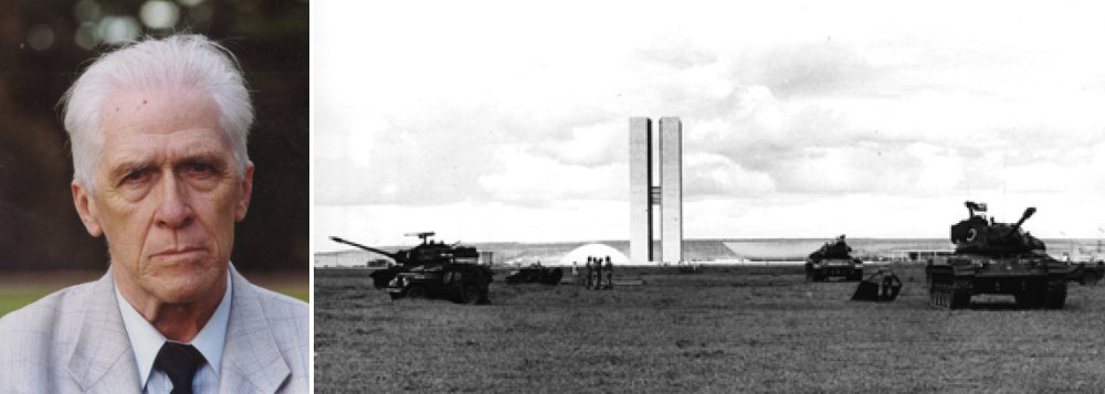 O escritor e cientista político Moniz Bandeira descreve como os Estados Unidos deram o suporte necessário aos militares brasileiros na preparação e deflagração do golpe militar de 1964; "Os militares brasileiros, decerto, não teriam desfechado o golpe se não contassem com a cobertura dos Estados Unidos. Porém, para que os Estados Unidos pudessem fornecer ajuda militar, seria preciso dar aparência de legitimidade ao golpe. E por telefone, de seu rancho no Texas, em 31 de março, o presidente Lyndon B. Johnson deu luz verde ao secretário de Estado assistente para a América Latina, Thomas Mann", diz Bandeira em artigo no blog Outras Palavras (Foto: Aquiles Lins) O escritor e cientista político Moniz Bandeira descreve como os Estados Unidos deram o suporte necessário aos militares brasileiros na preparação e deflagração do golpe militar de 1964; "Os militares brasileiros, decerto, não teriam desfechado o golpe se não contassem com a cobertura dos Estados Unidos. Porém, para que os Estados Unidos pudessem fornecer ajuda militar, seria preciso dar aparência de legitimidade ao golpe. E por telefone, de seu rancho no Texas, em 31 de março, o presidente Lyndon B. Johnson deu luz verde ao secretário de Estado assistente para a América Latina, Thomas Mann", diz Bandeira em artigo no blog Outras Palavras