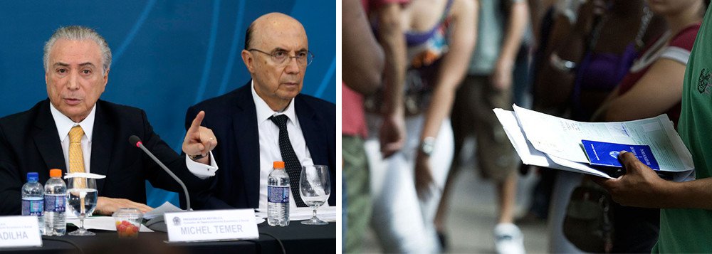 O Brasil perdeu 63.624 vagas formais de trabalho em março, voltando ao vermelho, segundo o Cadastro Geral de Empregados e Desempregados (Caged) divulgado pelo Ministério do Trabalho nesta quinta-feira; a performance no mês frustrou expectativas que haviam sido divulgadas pelo próprio ministro do Trabalho do governo Temer, que insiste em anunciar sua "retomada na economia" (Foto: Paulo Emílio) O Brasil perdeu 63.624 vagas formais de trabalho em março, voltando ao vermelho, segundo o Cadastro Geral de Empregados e Desempregados (Caged) divulgado pelo Ministério do Trabalho nesta quinta-feira; a performance no mês frustrou expectativas que haviam sido divulgadas pelo próprio ministro do Trabalho do governo Temer, que insiste em anunciar sua "retomada na economia"