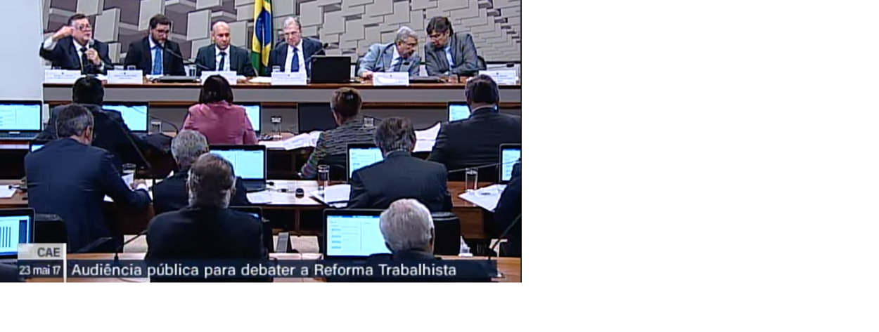 A Comissão de Assuntos Econômicos do Senado está realizando uma audiência pública sobre a Reforma Trabalhista, sob a presidência do Senador Tasso Jereissati (PSDB-CE). Para Tasso, é importante "dar andamento aos trabalhos para mostrar ao país que o Legislativo está funcionando" (Foto: Fatima 247) A Comissão de Assuntos Econômicos do Senado está realizando uma audiência pública sobre a Reforma Trabalhista, sob a presidência do Senador Tasso Jereissati (PSDB-CE). Para Tasso, é importante "dar andamento aos trabalhos para mostrar ao país que o Legislativo está funcionando"