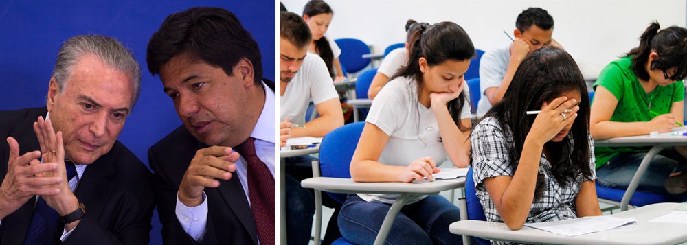 Pesquisa divulgada nesta terça-feira 25 pela Associação Brasileira das Mantenedoras de Ensino Superior (ABMES) mostra quer as restrições impostas pelo governo Temer para o acesso ao FIES, o número de estudantes universitários beneficiados despencou; em 2014, 730 mil jovens cursavam uma faculdade graças ao financiamento governamental; este ano, o número caiu para meros 150 mil; "Não faltam vagas, falta compromisso do governo com o futuro da juventude brasileira. Este ano, segundo a ABMES, 40% delas não foram preenchidas por causa das novas exigências para o financiamento do curso", diz a colunista do 247 Tereza Cruvinel (Foto: Tereza Cruvinel) Pesquisa divulgada nesta terça-feira 25 pela Associação Brasileira das Mantenedoras de Ensino Superior (ABMES) mostra quer as restrições impostas pelo governo Temer para o acesso ao FIES, o número de estudantes universitários beneficiados despencou; em 2014, 730 mil jovens cursavam uma faculdade graças ao financiamento governamental; este ano, o número caiu para meros 150 mil; "Não faltam vagas, falta compromisso do governo com o futuro da juventude brasileira. Este ano, segundo a ABMES, 40% delas não foram preenchidas por causa das novas exigências para o financiamento do curso", diz a colunista do 247 Tereza Cruvinel