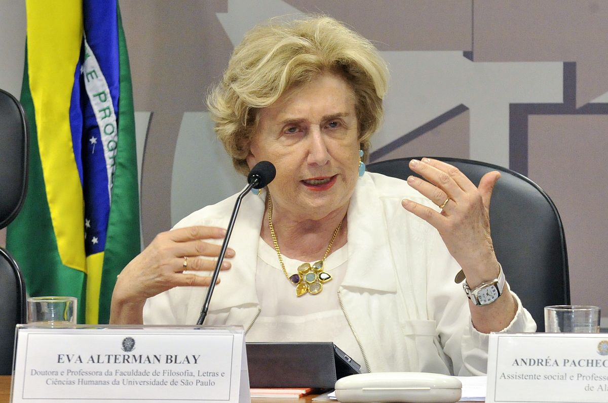 Socióloga Eva Blay (Foto: Giuliana Miranda) Socióloga Eva Blay