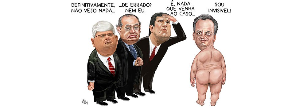A arapuca era para pegar Dilma e Temer, mas também acabou pegando Aécio. Do ponto de vista político, o presidente nacional do PSDB está fora de combate para a disputa presidencial de 2018. Agora só falta Janot parar com a procrastinação pró-PSDB. Já está pegando mal… (Foto: Esmael Morais) A arapuca era para pegar Dilma e Temer, mas também acabou pegando Aécio. Do ponto de vista político, o presidente nacional do PSDB está fora de combate para a disputa presidencial de 2018. Agora só falta Janot parar com a procrastinação pró-PSDB. Já está pegando mal…
