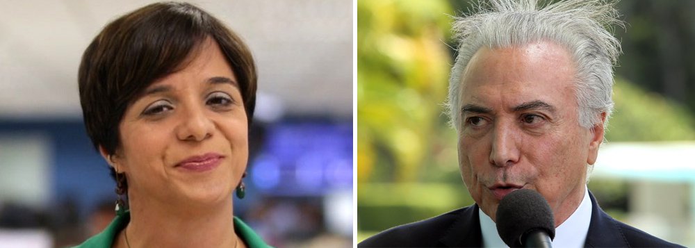 "Tom taxativo" empregado por Michel Temer para negar as denúncias de que avalizou o pagamento de propina para comprar o silêncio do ex-deputado Eduardo Cunha (PMDB-RJ), preso pela Lava Jato, "não eliminou a falta de sustentação política instantânea que atingiu o governo depois da revelação das primeiras informações das delações de Joesley Batista e demais colaboradores do grupo JBS", diz a jornalista Vera Magalhães; segundo ela, "Temer adiou a renúncia, mas os desdobramentos da delação podem torná-la inexorável em poucas horas. Ele até pode refutar a literalidade das gravações, mas o derretimento político do governo não depende mais disso" (Foto: Paulo Emílio) "Tom taxativo" empregado por Michel Temer para negar as denúncias de que avalizou o pagamento de propina para comprar o silêncio do ex-deputado Eduardo Cunha (PMDB-RJ), preso pela Lava Jato, "não eliminou a falta de sustentação política instantânea que atingiu o governo depois da revelação das primeiras informações das delações de Joesley Batista e demais colaboradores do grupo JBS", diz a jornalista Vera Magalhães; segundo ela, "Temer adiou a renúncia, mas os desdobramentos da delação podem torná-la inexorável em poucas horas. Ele até pode refutar a literalidade das gravações, mas o derretimento político do governo não depende mais disso"