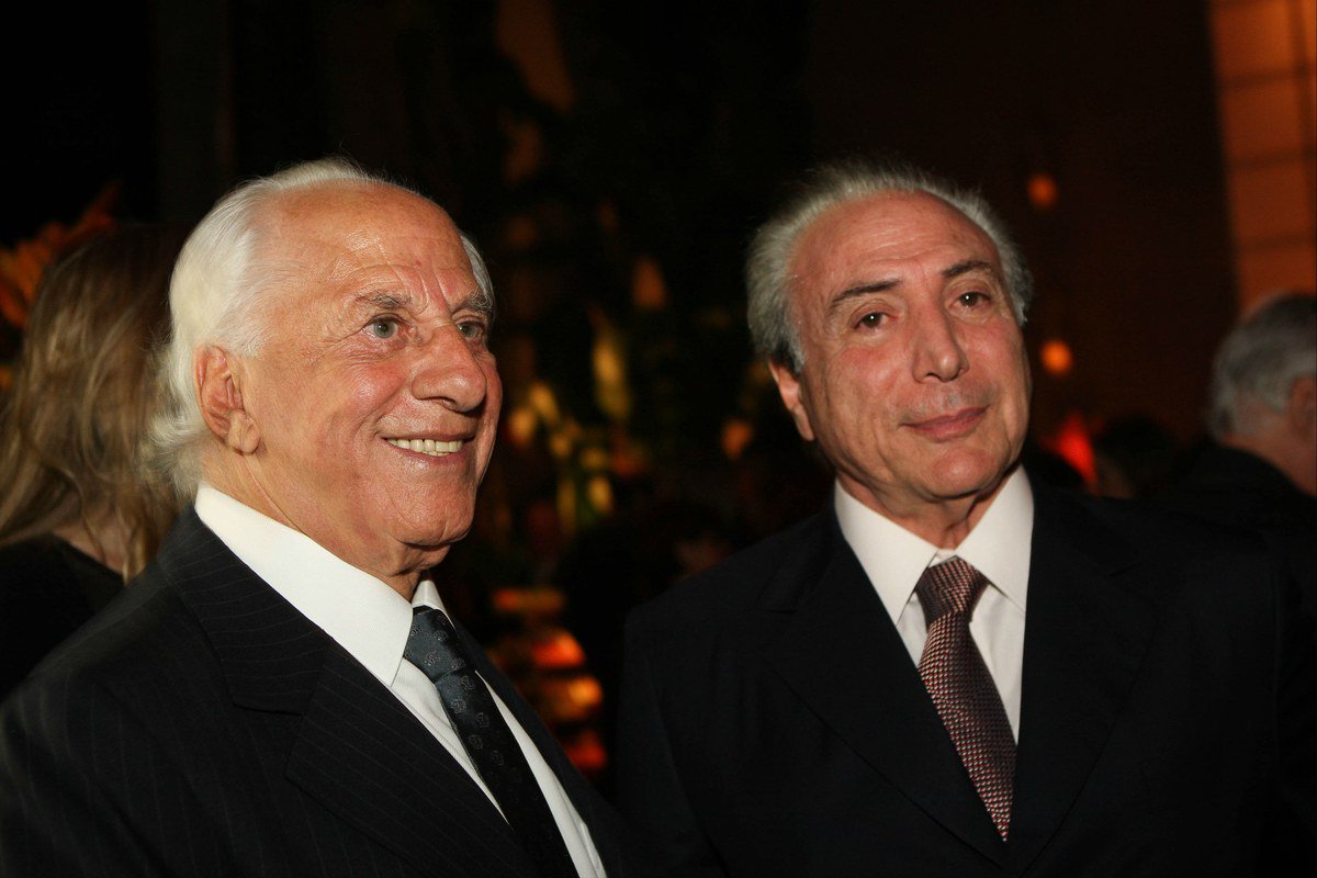 José Yunes e Michel Temer (Foto: Giuliana Miranda) José Yunes e Michel Temer