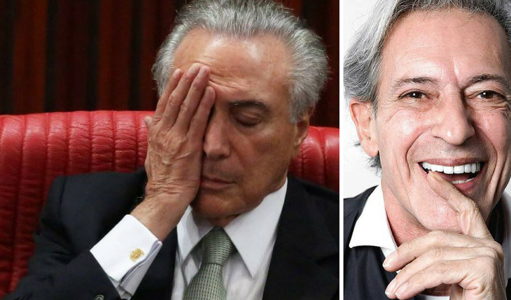 O colunista José Simão ironizou a situação de Michel Temer diante da sucessão de acusações de corrupção e caixa dois contra ele e membros de sua administração: "Por isso que o novo apelido do Michel Temer é Michel Treme! O Michel Treme e a presidenta é inocenta!", escreveu; "Ministro do Temer tem data de validade! Ministério do Temer parece motel. Alta rotatividade!", completou (Foto: Giuliana Miranda) O colunista José Simão ironizou a situação de Michel Temer diante da sucessão de acusações de corrupção e caixa dois contra ele e membros de sua administração: "Por isso que o novo apelido do Michel Temer é Michel Treme! O Michel Treme e a presidenta é inocenta!", escreveu; "Ministro do Temer tem data de validade! Ministério do Temer parece motel. Alta rotatividade!", completou