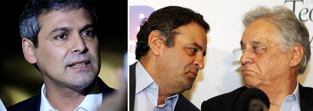 "À primeira vista, a nota do presidente de honra do PSDB, FHC, publicada a pouco com destaque no site do partido, pode parecer um mero ato de desespero que começa a tomar conta do arraial tucano, após a publicação das pesquisas com Lula em primeiro lugar para presidente da República. Mas, mais que isso, a empáfia contida em cada linha e sílaba da nota exprime a empáfia senhorial digna de quem se acha acima da lei e atingiu à condição de inimputável (a quem nunca a justiça julga nem atribui culpa)", diz o senador Lindbergh Farias (PT-RJ), sobre a nota em que o ex-presidente FHC critica a imprensa por ter publicado as denúncias sobre o caixa dois de Aécio Neves e seus aliados (Foto: Leonardo Attuch) "À primeira vista, a nota do presidente de honra do PSDB, FHC, publicada a pouco com destaque no site do partido, pode parecer um mero ato de desespero que começa a tomar conta do arraial tucano, após a publicação das pesquisas com Lula em primeiro lugar para presidente da República. Mas, mais que isso, a empáfia contida em cada linha e sílaba da nota exprime a empáfia senhorial digna de quem se acha acima da lei e atingiu à condição de inimputável (a quem nunca a justiça julga nem atribui culpa)", diz o senador Lindbergh Farias (PT-RJ), sobre a nota em que o ex-presidente FHC critica a imprensa por ter publicado as denúncias sobre o caixa dois de Aécio Neves e seus aliados