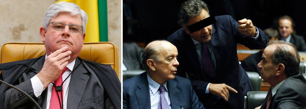 "A cereja do bolo que o procurador-geral Rodrigo Janot está servindo ao Brasil é representada pelos grão-tucanos nela incluídos – Aécio Neves, José Serra e Aloysio Nunes – e outros menos cotados que ainda vão aparecer. Janot, como Sérgio Moro, já foi benevolente com os tucanos mas agora, além de cuidar da biografia, não havia como fugir da revelação da Odebrecht: na política do Brasil, desde sempre, todos são iguais perante o caixa dois e a corrupção"; artigo de Tereza Cruvinel (Foto: Tereza Cruvinel) "A cereja do bolo que o procurador-geral Rodrigo Janot está servindo ao Brasil é representada pelos grão-tucanos nela incluídos – Aécio Neves, José Serra e Aloysio Nunes – e outros menos cotados que ainda vão aparecer. Janot, como Sérgio Moro, já foi benevolente com os tucanos mas agora, além de cuidar da biografia, não havia como fugir da revelação da Odebrecht: na política do Brasil, desde sempre, todos são iguais perante o caixa dois e a corrupção"; artigo de Tereza Cruvinel