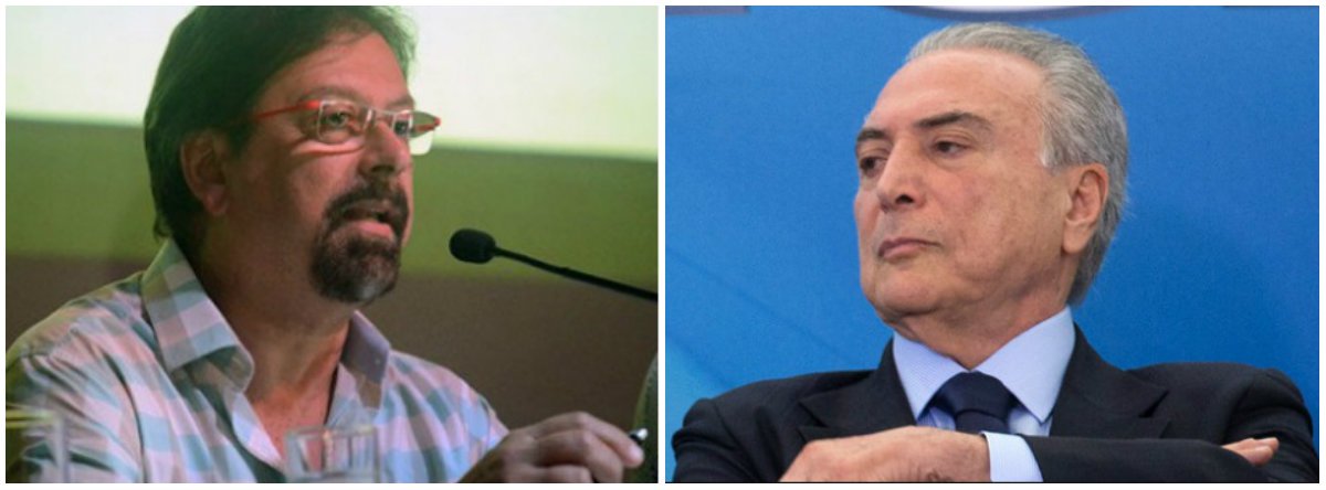 "Presos decapitados, crianças socadas até a morte, assaltos seguidos de morte, estupros, médicos desejando a morte de paciente, jogador de futebol libertado pela justiça depois de crime bárbaro contra a própria mulher. Estamos numa profunda crise moral", avalia o jornalista Florestan Fernandes Júnior; segundo ele, "em Curitiba, a Lava Jato insiste em jogar água num único partido, aquele que já nem mais está no poder"; Florestan diz, ainda, que Michel Temer "é um equilibrista andando na corda bamba das negociatas de cargos para não cair"; "Antes que seja tarde demais deveríamos retornar à democracia com eleição direta para presidente" (Foto: Leonardo Lucena) "Presos decapitados, crianças socadas até a morte, assaltos seguidos de morte, estupros, médicos desejando a morte de paciente, jogador de futebol libertado pela justiça depois de crime bárbaro contra a própria mulher. Estamos numa profunda crise moral", avalia o jornalista Florestan Fernandes Júnior; segundo ele, "em Curitiba, a Lava Jato insiste em jogar água num único partido, aquele que já nem mais está no poder"; Florestan diz, ainda, que Michel Temer "é um equilibrista andando na corda bamba das negociatas de cargos para não cair"; "Antes que seja tarde demais deveríamos retornar à democracia com eleição direta para presidente"