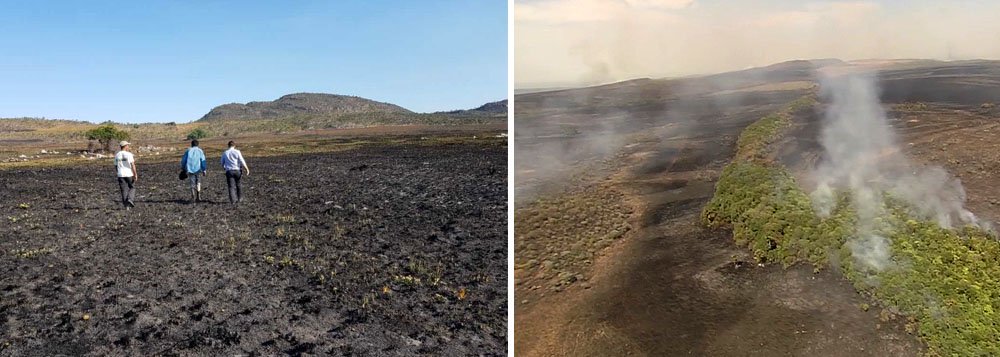 A chuva deve chegar hoje (27) à Chapada dos Veadeiros, contribuindo para o controle do incêndio no Parque Nacional, de acordo com previsão do Instituto Nacional de Meteorologia (Inmet); região registrou este ano o menor acumulado de chuva para o mês de outubro; previsão é que a chuva se intensifique no final de semana (Foto: Aquiles Lins) A chuva deve chegar hoje (27) à Chapada dos Veadeiros, contribuindo para o controle do incêndio no Parque Nacional, de acordo com previsão do Instituto Nacional de Meteorologia (Inmet); região registrou este ano o menor acumulado de chuva para o mês de outubro; previsão é que a chuva se intensifique no final de semana