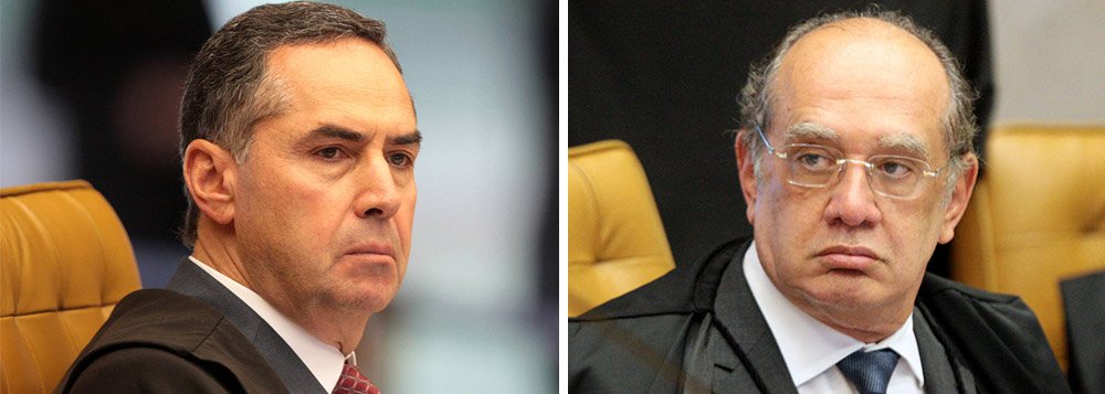 O ministro Luís Roberto Barroso, do Supremo Tribunal Federal, afirmou que "quase ultrapassou a linha" na briga Gilmar Mendes, durante sessão no STF; "A exaltação não é a melhor forma de se expressar. Às vezes a gente levanta o tom da voz, mas essa não é a melhor forma de viver a vida. Pode acontecer de ser necessário, às vezes. Mas isso não é motivo de alegria. E em qualquer caso, a gente deve sempre estar em controle, sem nunca ultrapassar a linha. No caso de que estamos tratando, eu não ultrapassei. Mas foi quase", afirmou Barroso em aula na Faculdade de Direito da Uerj (Foto: Aquiles Lins) O ministro Luís Roberto Barroso, do Supremo Tribunal Federal, afirmou que "quase ultrapassou a linha" na briga Gilmar Mendes, durante sessão no STF; "A exaltação não é a melhor forma de se expressar. Às vezes a gente levanta o tom da voz, mas essa não é a melhor forma de viver a vida. Pode acontecer de ser necessário, às vezes. Mas isso não é motivo de alegria. E em qualquer caso, a gente deve sempre estar em controle, sem nunca ultrapassar a linha. No caso de que estamos tratando, eu não ultrapassei. Mas foi quase", afirmou Barroso em aula na Faculdade de Direito da Uerj