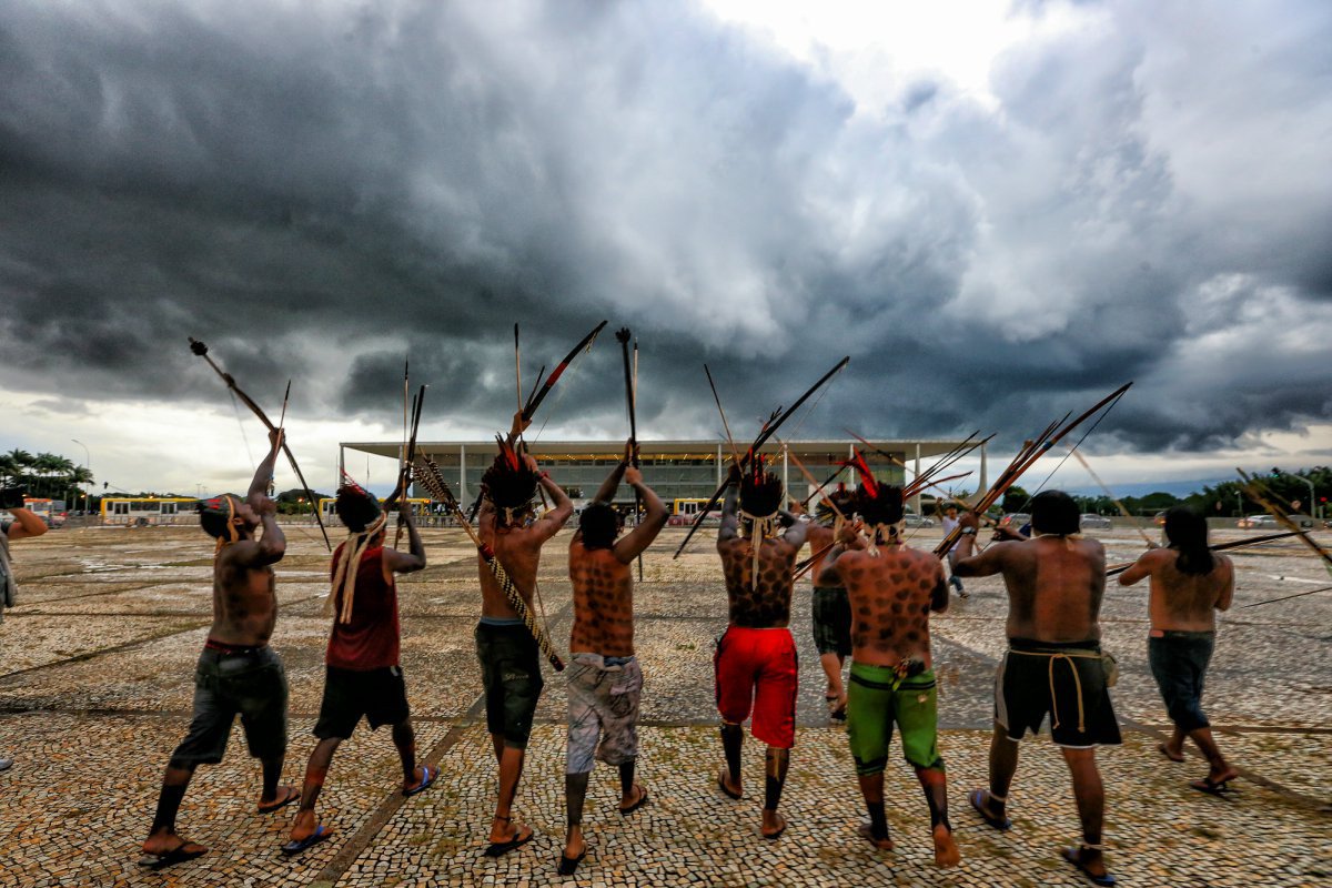 índios (Foto: Fátima Bezerra) índios