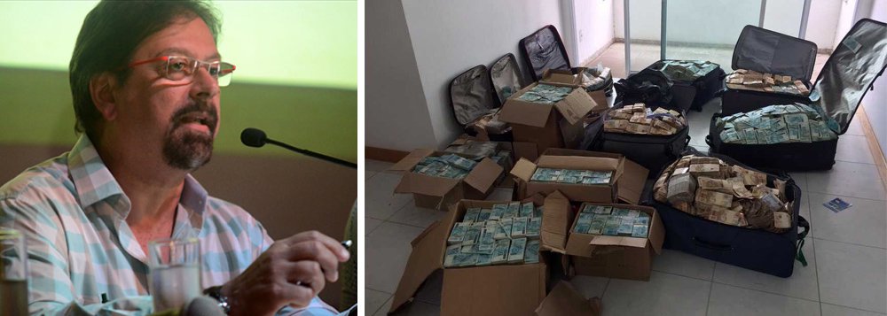 Jornalista faz um histórico sobre o uso do caixa 2 no Brasil e lembra diversas formas como esse dinheiro já foi guardado por políticos, publicitários, jornalistas, entre outros profissionais envolvidos em campanhas; o exemplo mais recente foram as malas e caixas de Geddel Vieira Lima, que somaram R$ 51 milhões; "Se é para denunciar Caixa 2, como fez o Janot, muito bem! Desde que todos, sem exceção, sejam julgados e condenados por isso", defende (Foto: Gisele Federicce) Jornalista faz um histórico sobre o uso do caixa 2 no Brasil e lembra diversas formas como esse dinheiro já foi guardado por políticos, publicitários, jornalistas, entre outros profissionais envolvidos em campanhas; o exemplo mais recente foram as malas e caixas de Geddel Vieira Lima, que somaram R$ 51 milhões; "Se é para denunciar Caixa 2, como fez o Janot, muito bem! Desde que todos, sem exceção, sejam julgados e condenados por isso", defende
