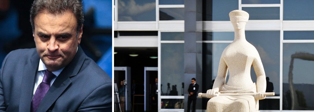 "Supremo decide nesta quarta-feira 11 sobre afastamento de Aécio Neves onze meses depois de reempossar Renan Calheiros, inicialmente afastado do cargo quando se tornou réu por crime de peculato", escreve Paulo Moreira Leite, articulista do 247. Defendendo que os graves indícios contra Aécio Neves "devem ser investigados a fundo", PML lembra que a Constituição "é de uma clareza ímpar" e diz que "a imunidade dos parlamentares subsiste mesmo sob o estado de sítio" (Foto: Paulo Moreira Leite) "Supremo decide nesta quarta-feira 11 sobre afastamento de Aécio Neves onze meses depois de reempossar Renan Calheiros, inicialmente afastado do cargo quando se tornou réu por crime de peculato", escreve Paulo Moreira Leite, articulista do 247. Defendendo que os graves indícios contra Aécio Neves "devem ser investigados a fundo", PML lembra que a Constituição "é de uma clareza ímpar" e diz que "a imunidade dos parlamentares subsiste mesmo sob o estado de sítio"