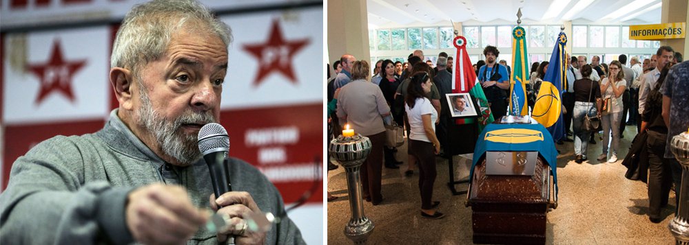 Ex-presidente divulga nota em solidariedade à família do reitor Luiz Carlos Cancellier, que se suicidou nesta segunda-feira 2, e a toda a comunidade acadêmica da Universidade Federal de Santa Catarina; "É um momento muito triste para o país, a perda de um professor dedicado à causa do conhecimento e da universidade pública que foi exposto sem nenhum motivo justificável, apenas para a sanha das manchetes sensacionalistas e a sede da destruição de reputações", lamenta Lula; o corpo de Cancellier foi velado nesta manhã na reitoria da instituição, onde estava proibido de entrar por ser alvo da Operação Ouvidos Moucos, que investigada irregularidades que aconteceram na gestão anterior à sua; ele chegou a ser preso e relatou "humilhação" dias antes de se matar (Foto: Gisele Federicce) Ex-presidente divulga nota em solidariedade à família do reitor Luiz Carlos Cancellier, que se suicidou nesta segunda-feira 2, e a toda a comunidade acadêmica da Universidade Federal de Santa Catarina; "É um momento muito triste para o país, a perda de um professor dedicado à causa do conhecimento e da universidade pública que foi exposto sem nenhum motivo justificável, apenas para a sanha das manchetes sensacionalistas e a sede da destruição de reputações", lamenta Lula; o corpo de Cancellier foi velado nesta manhã na reitoria da instituição, onde estava proibido de entrar por ser alvo da Operação Ouvidos Moucos, que investigada irregularidades que aconteceram na gestão anterior à sua; ele chegou a ser preso e relatou "humilhação" dias antes de se matar