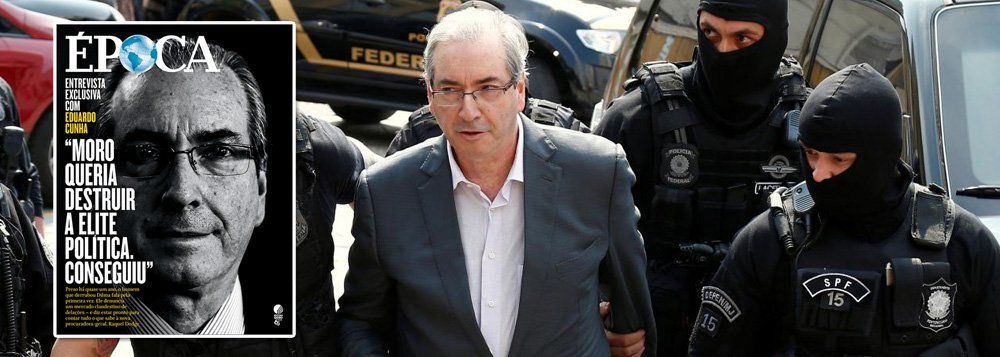Editor chefe da Época, Diego Escosteguy, por querer ou sem querer, confessou uma ilegalidade em sua conta no Twitter; disse, com todas as letras que Eduardo Cunha, o entrevistado de capa da edição deste fim de semana (30), não concedeu a entrevista na Papuda, onde está preso: "não foi concedida na Papuda nem em qualquer local do sistema prisional" (Foto: Paulo Emílio) Editor chefe da Época, Diego Escosteguy, por querer ou sem querer, confessou uma ilegalidade em sua conta no Twitter; disse, com todas as letras que Eduardo Cunha, o entrevistado de capa da edição deste fim de semana (30), não concedeu a entrevista na Papuda, onde está preso: "não foi concedida na Papuda nem em qualquer local do sistema prisional"