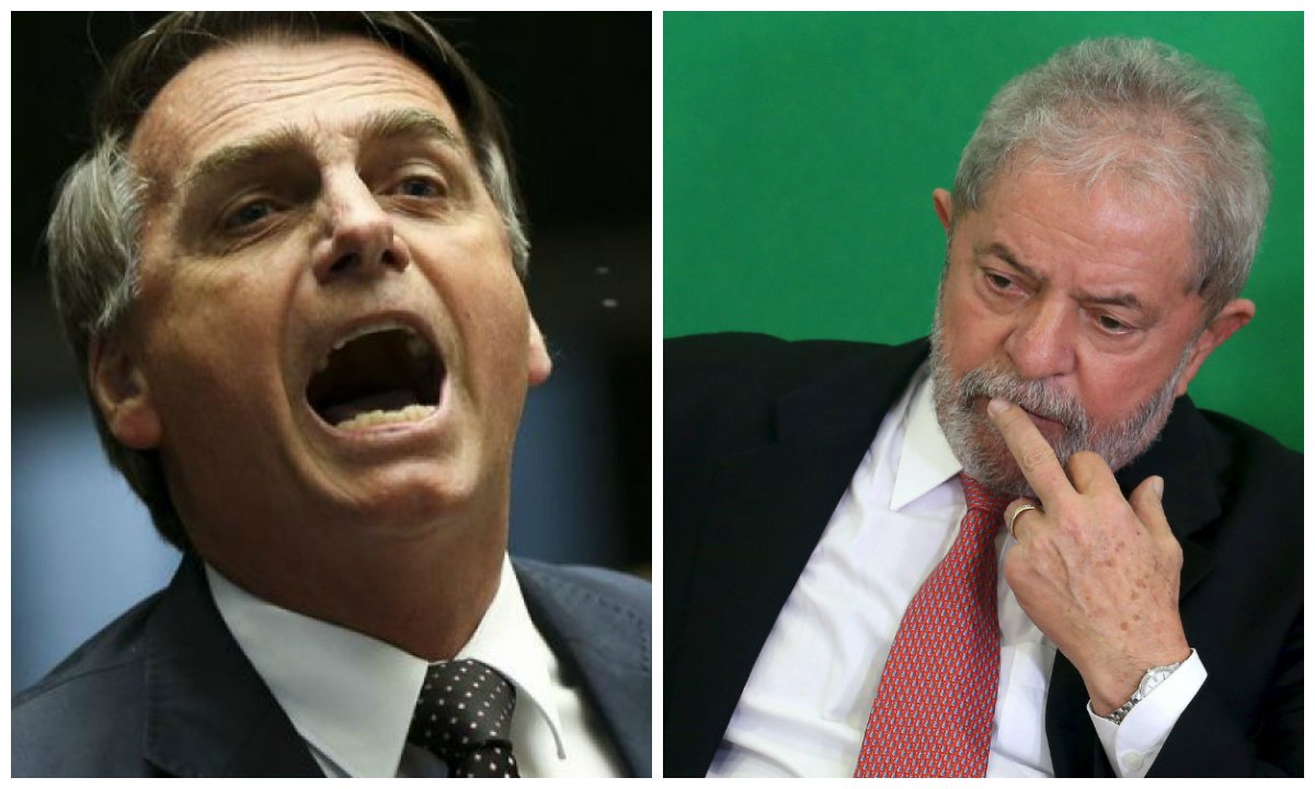 Deputado federal Jair Bolsonaro (PSC) e ex-presidente Luiz Inácio Lula da Silva (Foto: Leopoldo Vieira) Deputado federal Jair Bolsonaro (PSC) e ex-presidente Luiz Inácio Lula da Silva