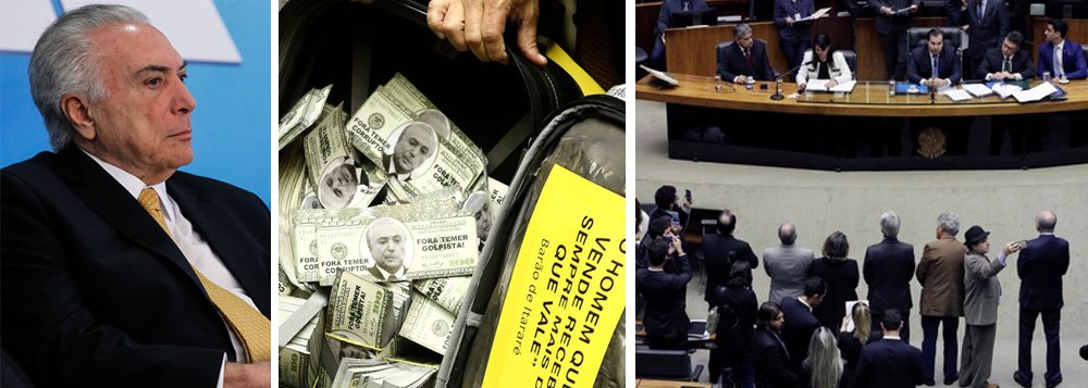 Os partidos que se uniram para salvar Michel Temer do crime de corrupção passiva já aumentam a pressão sobre o governo para entregar os cargos dos partidos "infiéis", como os do PSDB; nos bastidores, os partidos da base afirmam que, se não forem atendidos, vão interditar o debate sobre a reforma da Previdência, bandeira prioritária de Temer após a superação da denúncia no plenário da Câmara; dirigentes do centrão tratam como "piada" a tentativa do governo de retomar essa discussão antes do pagamento dessas faturas (Foto: Aquiles Lins) Os partidos que se uniram para salvar Michel Temer do crime de corrupção passiva já aumentam a pressão sobre o governo para entregar os cargos dos partidos "infiéis", como os do PSDB; nos bastidores, os partidos da base afirmam que, se não forem atendidos, vão interditar o debate sobre a reforma da Previdência, bandeira prioritária de Temer após a superação da denúncia no plenário da Câmara; dirigentes do centrão tratam como "piada" a tentativa do governo de retomar essa discussão antes do pagamento dessas faturas