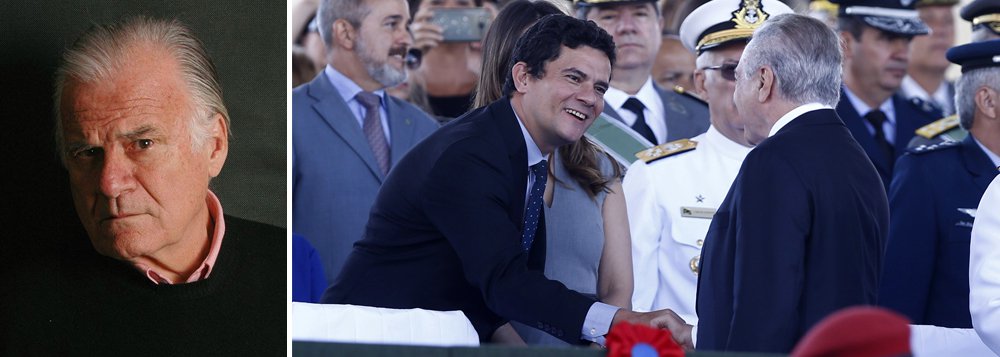 "As delações colhidas pela Lava Jato exibem as mazelas partidárias e confirmam a condição das empreiteiras e do mercado como fiadores do poder. Algo, porém, é ainda mais espantoso: a ausência de Justiça e o comportamento da mídia. A República de Curitiba cuidou, bem antes do impeachment, de alavancar o golpe, para revelar o objetivo primeiro de toda a operação: destruir Lula e o PT", escreve o diretor de redação da revista CartaCapital (Foto: Gisele Federicce) "As delações colhidas pela Lava Jato exibem as mazelas partidárias e confirmam a condição das empreiteiras e do mercado como fiadores do poder. Algo, porém, é ainda mais espantoso: a ausência de Justiça e o comportamento da mídia. A República de Curitiba cuidou, bem antes do impeachment, de alavancar o golpe, para revelar o objetivo primeiro de toda a operação: destruir Lula e o PT", escreve o diretor de redação da revista CartaCapital