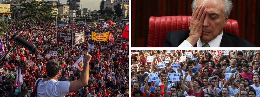 Registrando recordes de impopularidade, Michel Temer já se preocupa com a reação das ruas à nova onda de denúncias de corrupção contra ele e seus aliados; a avaliação é de que a nova lista de Rodrigo Janot, que deve atingir a alta cúpula governista, bem como parlamentares do PSDB e do PMDB, trará ainda mais desgaste e deve turbinar as manifestações de rua contra o Planalto, como a marcada para o próximo dia 26 nas principais capitais do País; em 2015, a primeira lista de Janot serviu como combustível para manifestações contra Dilma Rousseff; quantidade de protestos durante o Carnaval, quando o “Fora Temer” se espalhou por todo o Brasil, já serviram de termômetro para o tamanho da insatisfação popular que está por vir (Foto: Giuliana Miranda) Registrando recordes de impopularidade, Michel Temer já se preocupa com a reação das ruas à nova onda de denúncias de corrupção contra ele e seus aliados; a avaliação é de que a nova lista de Rodrigo Janot, que deve atingir a alta cúpula governista, bem como parlamentares do PSDB e do PMDB, trará ainda mais desgaste e deve turbinar as manifestações de rua contra o Planalto, como a marcada para o próximo dia 26 nas principais capitais do País; em 2015, a primeira lista de Janot serviu como combustível para manifestações contra Dilma Rousseff; quantidade de protestos durante o Carnaval, quando o “Fora Temer” se espalhou por todo o Brasil, já serviram de termômetro para o tamanho da insatisfação popular que está por vir