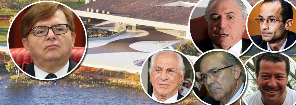 O lobista da Odebrecht em Brasília, Claudio Melo Filho, contou ao ministro Herman Benjamin, do Tribunal Superior Eleitoral, como se deu o famoso jantar no Palácio do Jaburu, com a presença de Marcelo Odebrecht, Michel Temer e Eliseu Padilha, em que se acertou um pagamento de R$ 10 milhões, pelo caixa dois da empreiteira, ao PMDB; Marcelo pretendia concentrar a doação à campanha do PMDB ao governo de São Paulo, mas foi impedido por Temer e Padilha; “Ambos (Temer e Padilha) disseram: Marcelo, mas não dá para você contribuir com o PMDB e destinar só para uma pessoa”, afirmou o delator; parte do dinheiro acabou sendo entregue no escritório de José Yunes, melhor amigo de Temer, que disse ter sido "mula" de Padilha; Benjamin irá propor a cassação de Temer (Foto: Leonardo Attuch) O lobista da Odebrecht em Brasília, Claudio Melo Filho, contou ao ministro Herman Benjamin, do Tribunal Superior Eleitoral, como se deu o famoso jantar no Palácio do Jaburu, com a presença de Marcelo Odebrecht, Michel Temer e Eliseu Padilha, em que se acertou um pagamento de R$ 10 milhões, pelo caixa dois da empreiteira, ao PMDB; Marcelo pretendia concentrar a doação à campanha do PMDB ao governo de São Paulo, mas foi impedido por Temer e Padilha; “Ambos (Temer e Padilha) disseram: Marcelo, mas não dá para você contribuir com o PMDB e destinar só para uma pessoa”, afirmou o delator; parte do dinheiro acabou sendo entregue no escritório de José Yunes, melhor amigo de Temer, que disse ter sido "mula" de Padilha; Benjamin irá propor a cassação de Temer