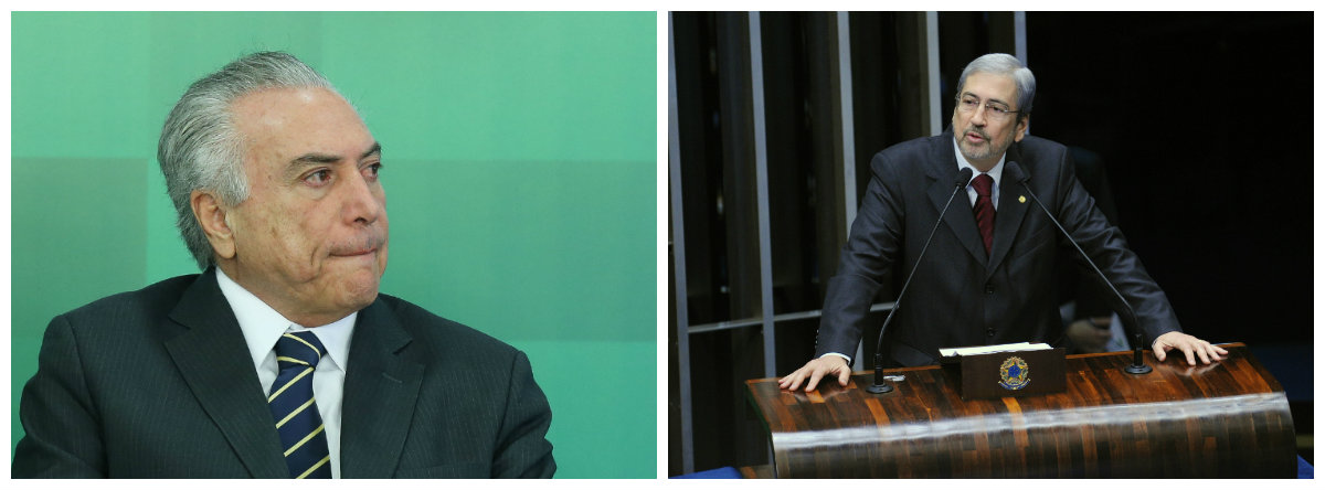 Michel Temer e Antonio Imbassahy (Foto: Giuliana Miranda) Michel Temer e Antonio Imbassahy
