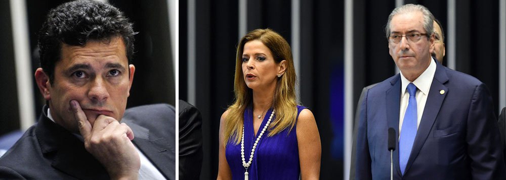 Procuradores que atuam na Operação Lava Jato pediram que o juiz federal Sérgio Moro condene a jornalista Claudia Cruz, esposa do ex-deputado Eduardo Cunha (PMDB-RJ), por lavagem de dinheiro e crimes contra o sistema financeiro; além da pena de prisão em regime fechado, os procuradores também pedem uma multa mínima para reparar os danos causados ao erário público no valor de R$ 7 milhões; prisão da mulher poderá ser a gota d'água que faltava para Cunha delatar a cúpula do governo Michel Temer e abrir a caixa-preta do golpe; Moro deverá anunciar a sentença sobre o caso nas próximas semanas (Foto: Paulo Emílio) Procuradores que atuam na Operação Lava Jato pediram que o juiz federal Sérgio Moro condene a jornalista Claudia Cruz, esposa do ex-deputado Eduardo Cunha (PMDB-RJ), por lavagem de dinheiro e crimes contra o sistema financeiro; além da pena de prisão em regime fechado, os procuradores também pedem uma multa mínima para reparar os danos causados ao erário público no valor de R$ 7 milhões; prisão da mulher poderá ser a gota d'água que faltava para Cunha delatar a cúpula do governo Michel Temer e abrir a caixa-preta do golpe; Moro deverá anunciar a sentença sobre o caso nas próximas semanas