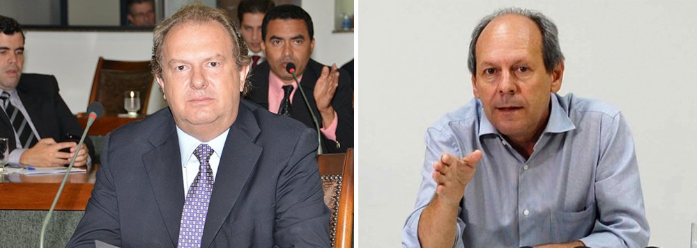 A sessão da Assembleia Legislativa terminou sem deliberação alguma; estavam na pauta dois empréstimos que somam R$ 573 milhões pleiteados pelo governo estadual junto à Caixa Econômica; presente na Casa, o prefeito de Araguaína, Ronaldo Dimas (PR), condenou o que chamou de “manobra” e “golpe” dos deputados para prejudicar a duplicação da TO-222; o presidente do Legislativo estadual, Mauro Carlesse (PHS), afirmou que a obra “está garantida” mesmo com a mudança do texto original; “E nós temos compromisso com os 139 municípios, independente de tamanho” (Foto: Leonardo Lucena) A sessão da Assembleia Legislativa terminou sem deliberação alguma; estavam na pauta dois empréstimos que somam R$ 573 milhões pleiteados pelo governo estadual junto à Caixa Econômica; presente na Casa, o prefeito de Araguaína, Ronaldo Dimas (PR), condenou o que chamou de “manobra” e “golpe” dos deputados para prejudicar a duplicação da TO-222; o presidente do Legislativo estadual, Mauro Carlesse (PHS), afirmou que a obra “está garantida” mesmo com a mudança do texto original; “E nós temos compromisso com os 139 municípios, independente de tamanho”