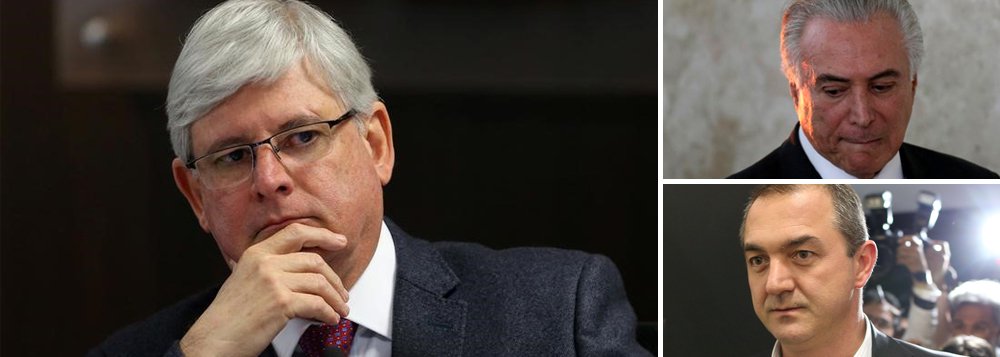 O procurador-geral da República, Rodrigo Janot, vai denunciar o presidente Michel Temer por organização criminosa e obstrução de Justiça nesta quinta-feira ao Supremo Tribunal Federal (STF), afirmaram à Reuters duas fontes com conhecimento do caso; Janot deverá apresentar a nova acusação criminal contra Temer no final desta tarde ou no mais tardar no início da noite, disse uma das fontes; novidade é que o procurador-geral incluirá na lista dos denunciados o empresário Joesley Batista, da J&F, após ele ter perdido temporariamente sua imunidade penal, afirmou outra fonte (Foto: Aquiles Lins) O procurador-geral da República, Rodrigo Janot, vai denunciar o presidente Michel Temer por organização criminosa e obstrução de Justiça nesta quinta-feira ao Supremo Tribunal Federal (STF), afirmaram à Reuters duas fontes com conhecimento do caso; Janot deverá apresentar a nova acusação criminal contra Temer no final desta tarde ou no mais tardar no início da noite, disse uma das fontes; novidade é que o procurador-geral incluirá na lista dos denunciados o empresário Joesley Batista, da J&F, após ele ter perdido temporariamente sua imunidade penal, afirmou outra fonte
