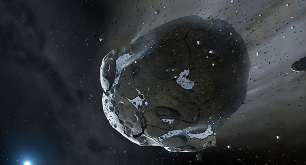 Astrofísicos da Grã-Bretanha descobriram através do telescópio Very Large Telescope os restos de um planeta morto na órbita de Marte, comunica o portal oficial do Observatório de Armagh; cientistas estudaram a composição dos asteroides troianos. Estes objetos "foram apanhadas" pela força da gravidade do Planeta Vermelho e estão localizados na frente e atrás de Marte, nos pontos Lagrange L4 e L5; nestes pontos, a gravitação entre o planeta e o Sol é equilibrada; a órbita de Marte parece ter 9 asteroides deste tipo (Foto: Aquiles Lins) Astrofísicos da Grã-Bretanha descobriram através do telescópio Very Large Telescope os restos de um planeta morto na órbita de Marte, comunica o portal oficial do Observatório de Armagh; cientistas estudaram a composição dos asteroides troianos. Estes objetos "foram apanhadas" pela força da gravidade do Planeta Vermelho e estão localizados na frente e atrás de Marte, nos pontos Lagrange L4 e L5; nestes pontos, a gravitação entre o planeta e o Sol é equilibrada; a órbita de Marte parece ter 9 asteroides deste tipo