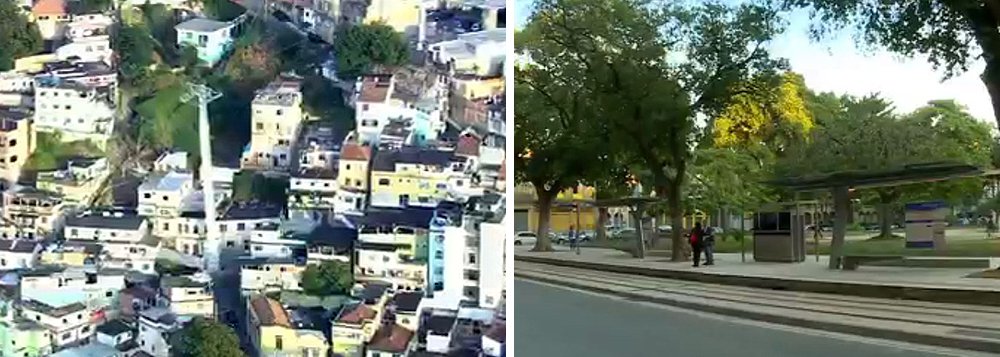 Confronto armado no Morro da Providência, no centro do Rio de Janeiro, provocou a interrupção parcial do funcionamento do veículo leve sobre trilhos (VLT); de acordo com a concessionária VLT Carioca, a linha 1 está funcionando entre o Terminal Internacional de Cruzeiros Píer Mauá e o Aeroporto Santos Dumont (Foto: Leonardo Lucena) Confronto armado no Morro da Providência, no centro do Rio de Janeiro, provocou a interrupção parcial do funcionamento do veículo leve sobre trilhos (VLT); de acordo com a concessionária VLT Carioca, a linha 1 está funcionando entre o Terminal Internacional de Cruzeiros Píer Mauá e o Aeroporto Santos Dumont