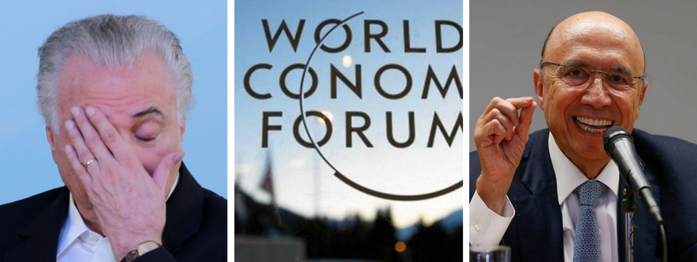 Temer Meirelles Davos (Foto: Leonardo Attuch) Temer Meirelles Davos