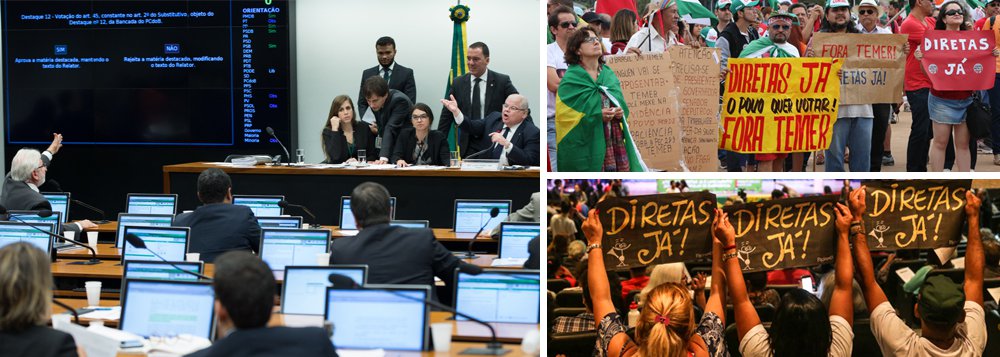 Colunista do 247 Tereza Cruvinel lamenta a aprovação, pela comissão da reforma política da Câmara, do chamado "distritão" para as eleições de deputados federais e estaduais em 2018, sistema pelo qual serão eleitos os candidatos mais votados; "As decisões ainda passarão pelo plenário mas a frente anti-distritão não tem nem 150 votos para evitar a tragédia: com este sistema, vamos ter um Congresso piorado, mais elitista, mais conservador, mais negocista, com forte prevalência de bancadas evangélica e ruralista. Esta perspectiva é tenebrosa e aponta para o pior dos mundos. Ainda que seja eleito um presidente progressista, ainda que Lula seja eleito, como será possível governar com um Parlamento destes?", questiona; "Seria deposto, como Dilma. É dura a vida no bananão", afirma (Foto: Tereza Cruvinel) Colunista do 247 Tereza Cruvinel lamenta a aprovação, pela comissão da reforma política da Câmara, do chamado "distritão" para as eleições de deputados federais e estaduais em 2018, sistema pelo qual serão eleitos os candidatos mais votados; "As decisões ainda passarão pelo plenário mas a frente anti-distritão não tem nem 150 votos para evitar a tragédia: com este sistema, vamos ter um Congresso piorado, mais elitista, mais conservador, mais negocista, com forte prevalência de bancadas evangélica e ruralista. Esta perspectiva é tenebrosa e aponta para o pior dos mundos. Ainda que seja eleito um presidente progressista, ainda que Lula seja eleito, como será possível governar com um Parlamento destes?", questiona; "Seria deposto, como Dilma. É dura a vida no bananão", afirma