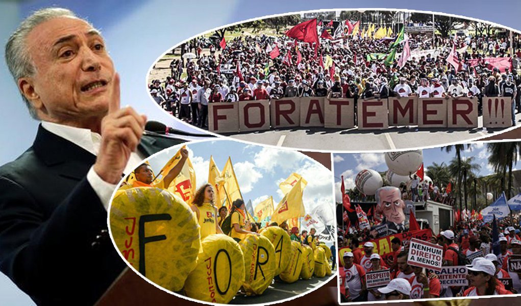 O Estado autoritário mostrou sua face mais característica no início da noite com o decreto que pedia o uso de Forças Armadas para garantia da lei e da ordem. Editado de forma irresponsável e desnecessária, soldados cercando prédios públicos evocava os fantasmas de um passado recente, em que a liberdade de expressão e manifestação fora suprimida das ruas. Michel Temer só revelou mais ainda sua pequenez moral e política neste episódio (Foto: Jandira Feghali) O Estado autoritário mostrou sua face mais característica no início da noite com o decreto que pedia o uso de Forças Armadas para garantia da lei e da ordem. Editado de forma irresponsável e desnecessária, soldados cercando prédios públicos evocava os fantasmas de um passado recente, em que a liberdade de expressão e manifestação fora suprimida das ruas. Michel Temer só revelou mais ainda sua pequenez moral e política neste episódio