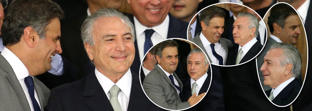 "Temer é Aécio e Aécio é Temer. Irmãos siameses na aventura golpista, nos métodos de ação e no caráter. Mas já se afogaram abraçados. As 'vitórias de Pirro' que ainda alcançam devem-se exclusivamente à falência das nossas instituições republicanas", critica o deputado Wadih Damous (PT-RJ) sobre a aliança entre os artífices do golpe parlamentar que arruinou o Brasil e sua economia; "O que dizer de um Supremo Tribunal Federal que se cala diante de um fato público e notório aterrador como a compra de deputados para que votassem a favor do impeachment da presidenta Dilma sem crime de responsabilidade? E da caçada judicial sórdida que sofre Lula?", questiona Damous (Foto: Wadih Damous) "Temer é Aécio e Aécio é Temer. Irmãos siameses na aventura golpista, nos métodos de ação e no caráter. Mas já se afogaram abraçados. As 'vitórias de Pirro' que ainda alcançam devem-se exclusivamente à falência das nossas instituições republicanas", critica o deputado Wadih Damous (PT-RJ) sobre a aliança entre os artífices do golpe parlamentar que arruinou o Brasil e sua economia; "O que dizer de um Supremo Tribunal Federal que se cala diante de um fato público e notório aterrador como a compra de deputados para que votassem a favor do impeachment da presidenta Dilma sem crime de responsabilidade? E da caçada judicial sórdida que sofre Lula?", questiona Damous