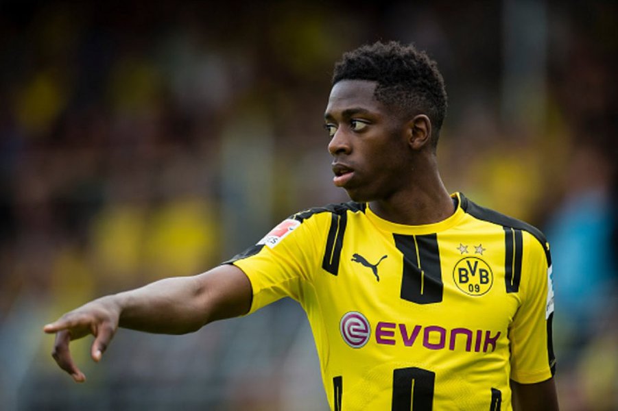 Nesta sexta-feira (25), o Barcelona anunciou a contratação do meia-atacante Ousmane Dembélé, do Borussia Dortmund, por cinco anos, com valor de 105 milhões de euros; jogador da seleção francesa, Dembélé é a contratação mais cara do campeonato espanhol, superando os 100 milhões de euros pagos pelo Real Madrid por Gareth Bale em 2013 (Foto: Charles Nisz) Nesta sexta-feira (25), o Barcelona anunciou a contratação do meia-atacante Ousmane Dembélé, do Borussia Dortmund, por cinco anos, com valor de 105 milhões de euros; jogador da seleção francesa, Dembélé é a contratação mais cara do campeonato espanhol, superando os 100 milhões de euros pagos pelo Real Madrid por Gareth Bale em 2013